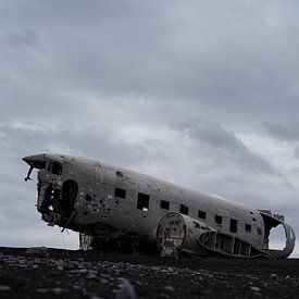 Épave d'avion, Islande sur Joost Jongeneel