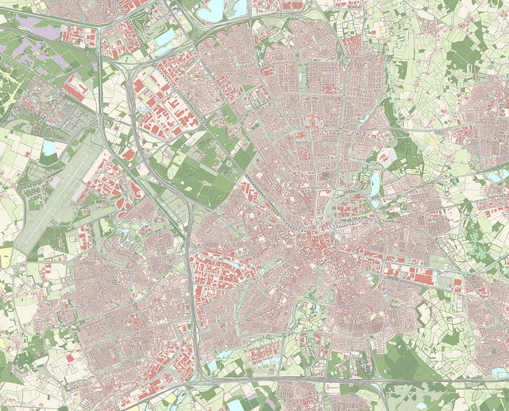 Kaart van Eindhoven van Rebel Ontwerp