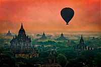 Temple ruins in Bagan.