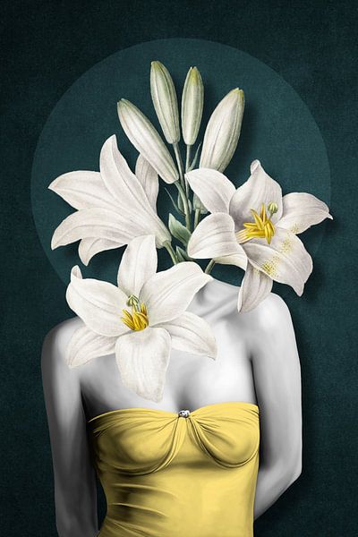 Botanical Portrait by Marja van den Hurk