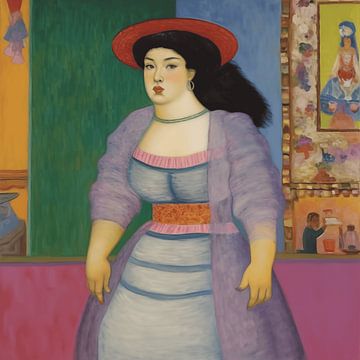 Klimt rencontre Botero sur Ton Kuijpers