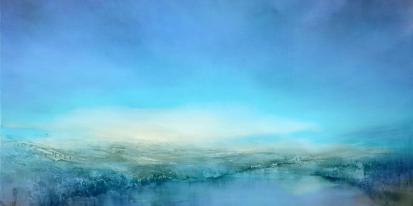 Blaues Kliff von Annette Schmucker