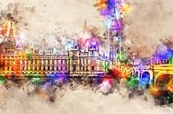 Palace of Westminster - Londen (zonder tekst) van Sharon Harthoorn thumbnail