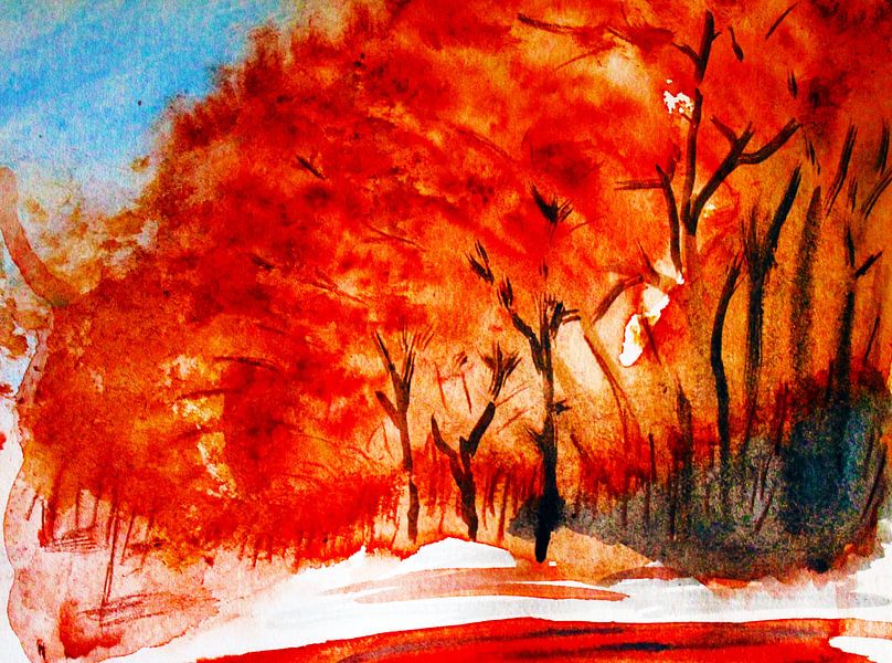 forest in fall by M.A. Ziehr