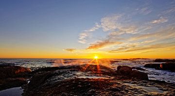 Coucher de soleil au Cap, Afrique du Sud sur Eric van den Berg