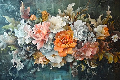 Lebendiger Blumengarten