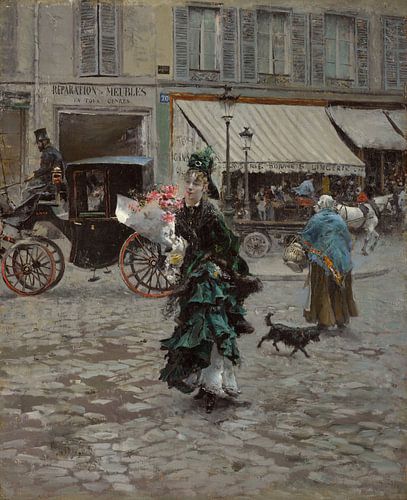 De straat oversteken, Giovanni Boldini