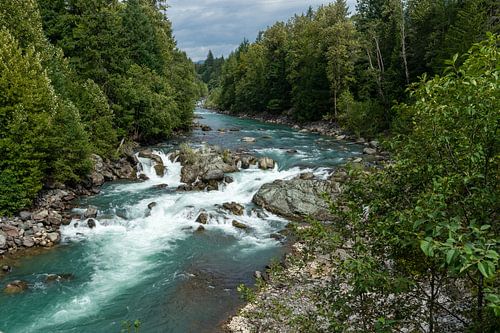 Stromschnelle bei Chance Creek in Kanada