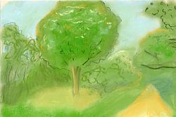 Unter dem Baum einen Moment still