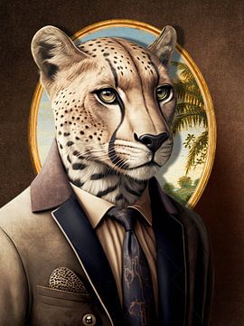 Portraits in the Hallway: Lord Cheetah van Marja van den Hurk