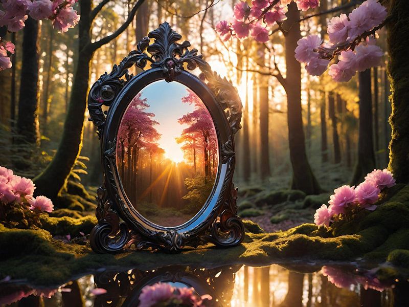 The Portal of Light - Enchanted Forest by Nicolette Vermeulen