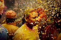 Mitten im Holi-Festival Indien