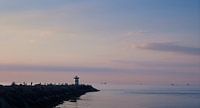Harbour head at the port of Scheveningen, The Hague
