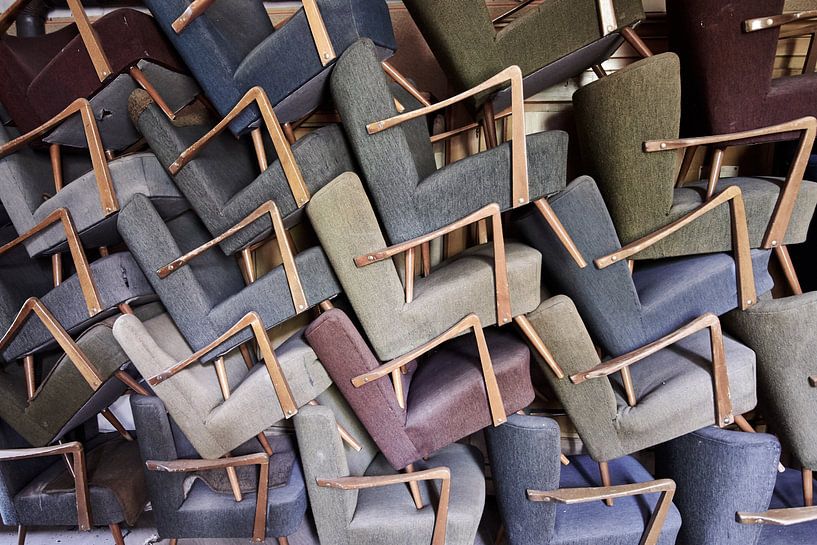 Gestapelte Polstersessel von Thomas Marx