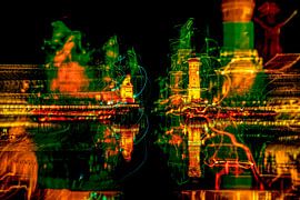 Lindau Hafen Verfremdung von Dieter Walther