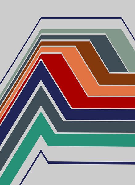 Abstrakte Komposition 797 von Angel Estevez