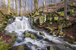 Kleiner Wasserfall am Buchenbach