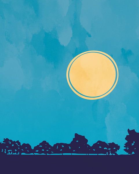 Zonsopkomst in de lente