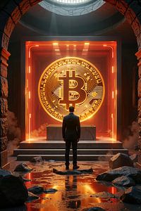 Fantasy Wall Art: ZENTHARA – A Bitcoin in the epic treasury