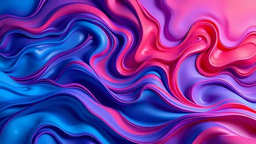 Gekleurde golfpatronen