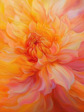 Bloem oranje