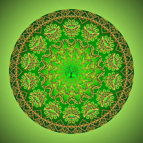 Kristallen mandala die energieën in evenwicht brengt/NOAH