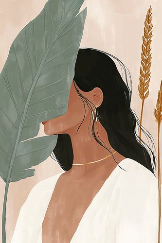 Zwischen Blatt und Weizen