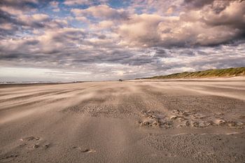 Strand van Bredene aan zee.