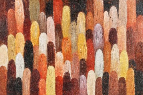 Gloed van samenvloeiende tinten