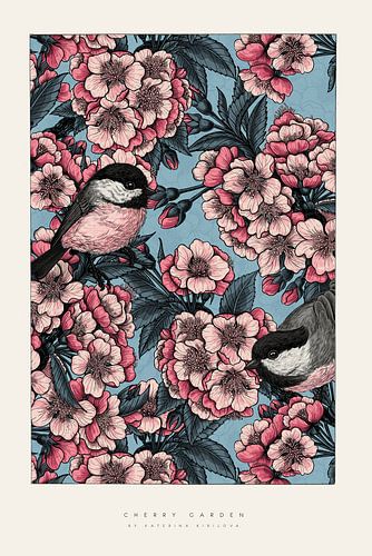 Kirschblüte Rosa von Katerina Kirilova