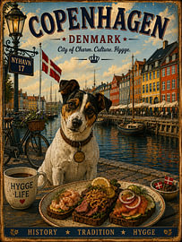 Danish-Swedish Farmdog in Kopenhagen von Erika Kaisersot