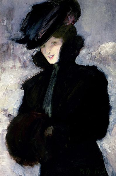 Bessie MacNicol,The Fur Coat by finemasterpiece