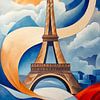 Eiffelturm Paris von Jutta Maria Pusl
