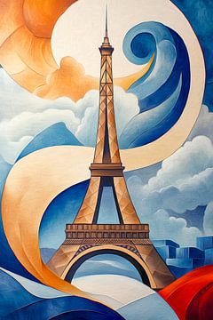 Eiffelturm Paris von Jutta Maria Pusl