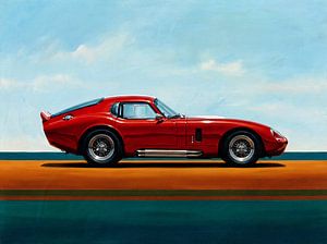 Shelby Daytona Gemälde Oldtimer-Kunst