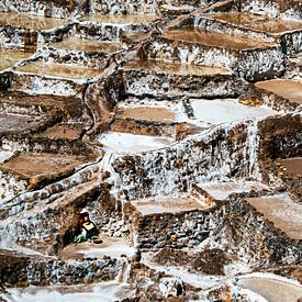 Salineras de Maras, Peru - Zoutbaden van Francisca Snel