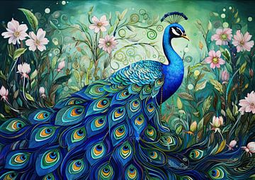 Pfau Kunst von Blikvanger Schilderijen