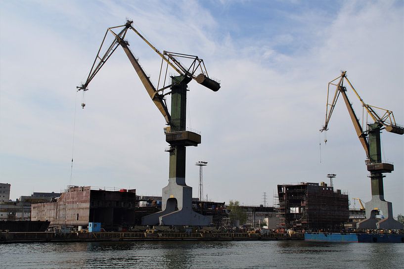Kran Gdánsk Industrie Westerplatte von Maurits Bredius
