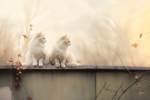Morgendämmerung für Katzen