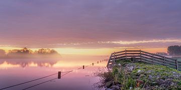 Hoogmade - Wijde Aa - Sonnenaufgang von Frank Smit Fotografie