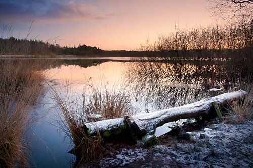 Sunrise at the lake Hazenputten, Nijnsel, The Netherlands