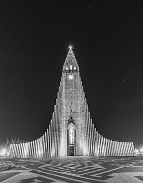 Hallgrims Kirche Hallgrimskirkja in Reykjavík, Island von Patrick Groß