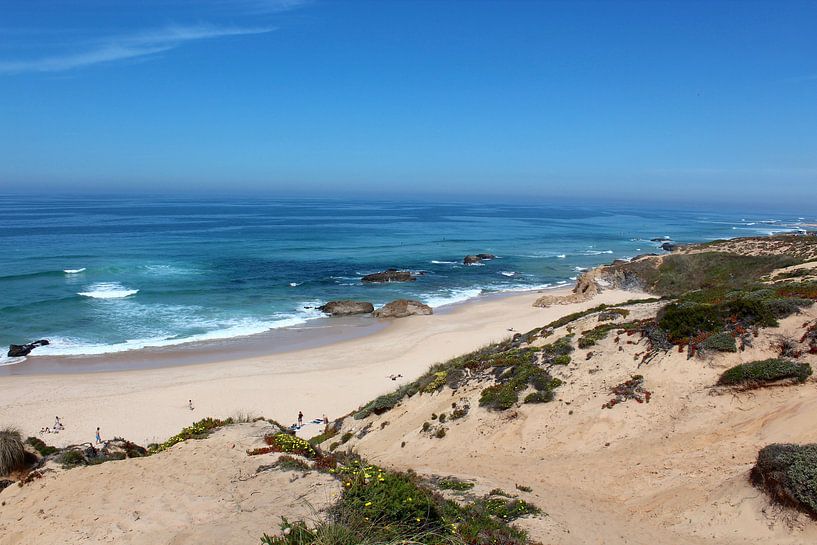 Naar het strand in Portugal van Ingrid Meuleman