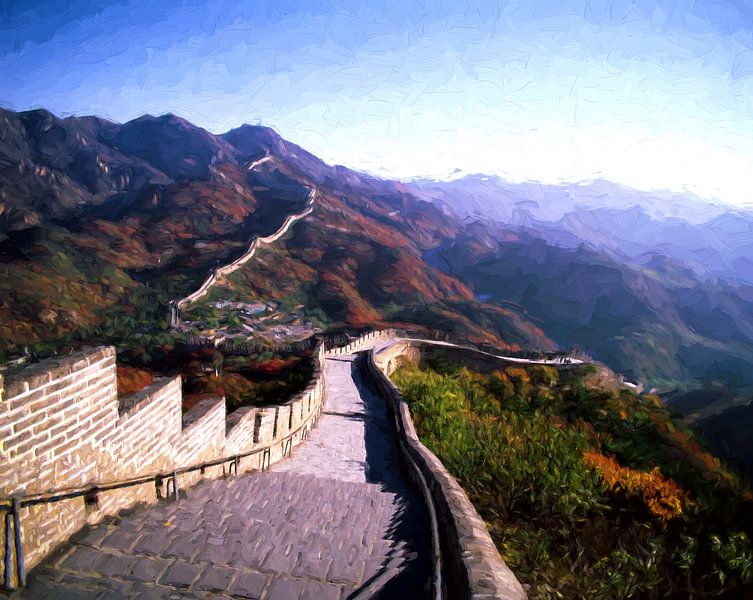 De Chinese Muur by Patrick Hoenderkamp