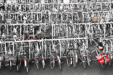 bicycle station Antwerp - Bergem by Henriette Tischler van Sleen
