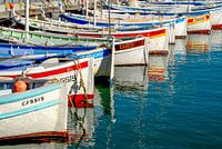 Fishing boats in the harbour of Cassis