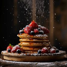 Pancakes  - Stilvolles Küchenposter von Poster Art Shop