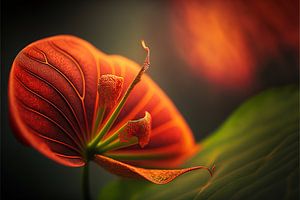 Amazone-Anthurium Bloem van Surreal Media