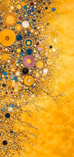 Gouden vonkenregen – mozaïek van levensvreugde