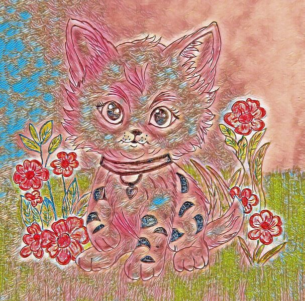 Kitten ( drawing ) by Jose Lok